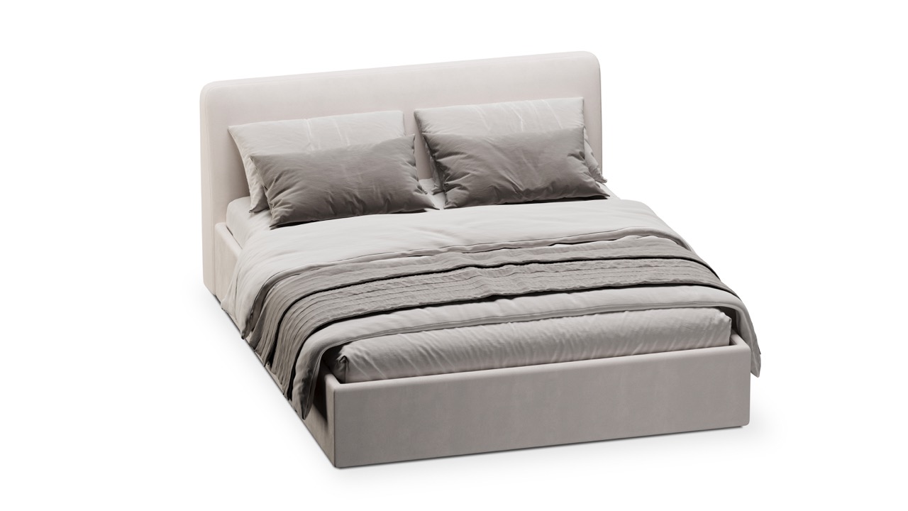 Кровать Симпл 120х200 велюр velutto soft 190