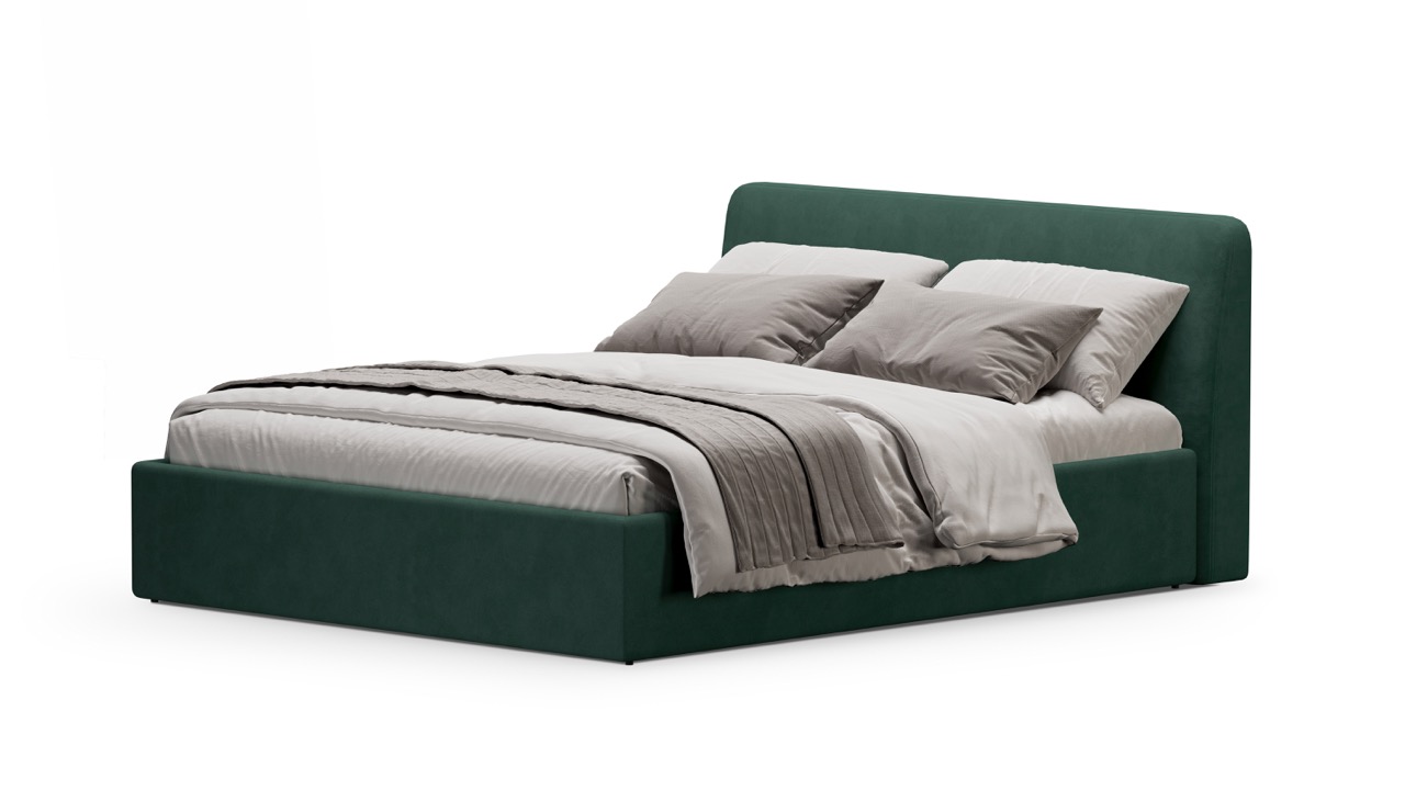Кровать Симпл 200х200 велюр velutto soft 667