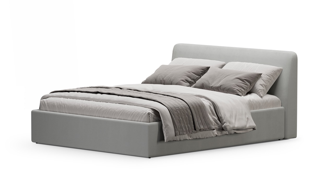 Кровать Симпл 160х200 велюр velutto soft 992