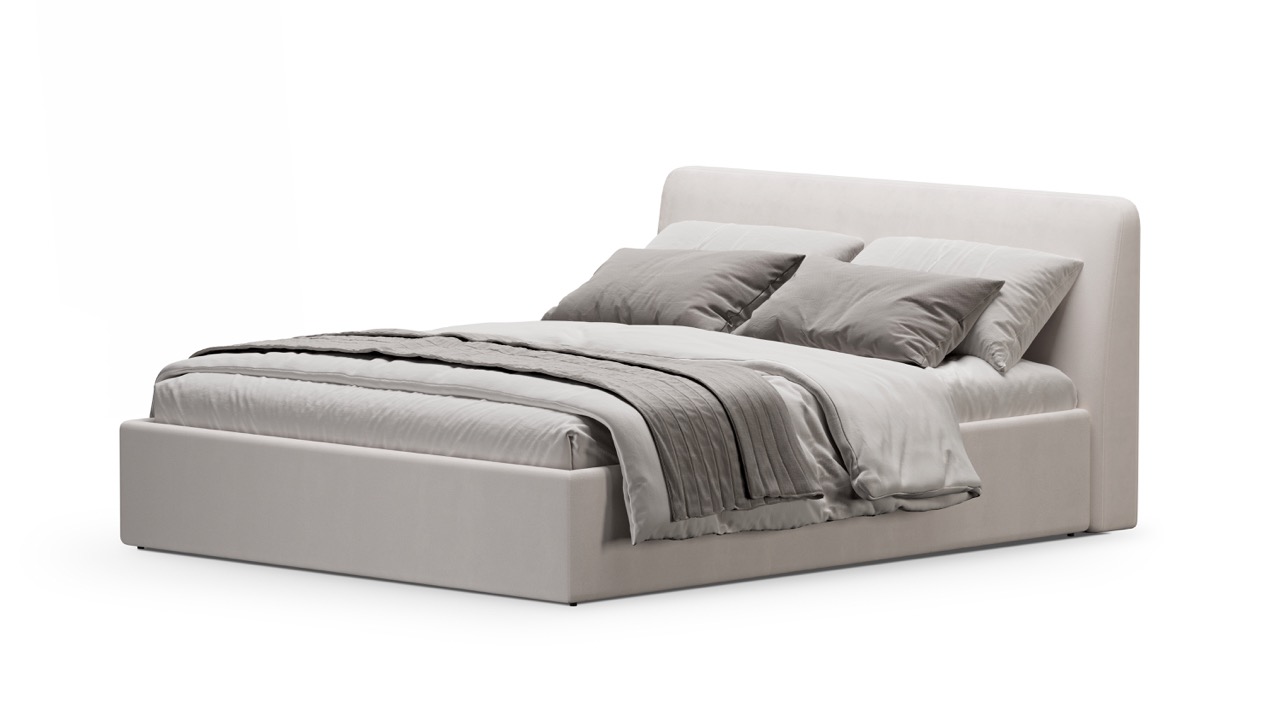 Кровать Симпл 120х200 велюр velutto soft 190