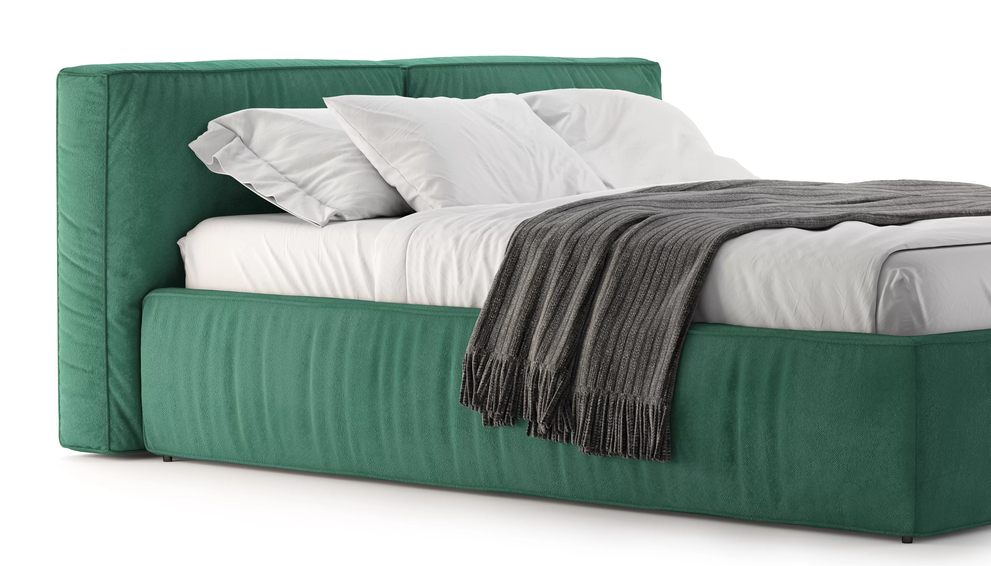 Кровать Лофт с подъемным механизмом и ящиками Velutto soft 667 1.6