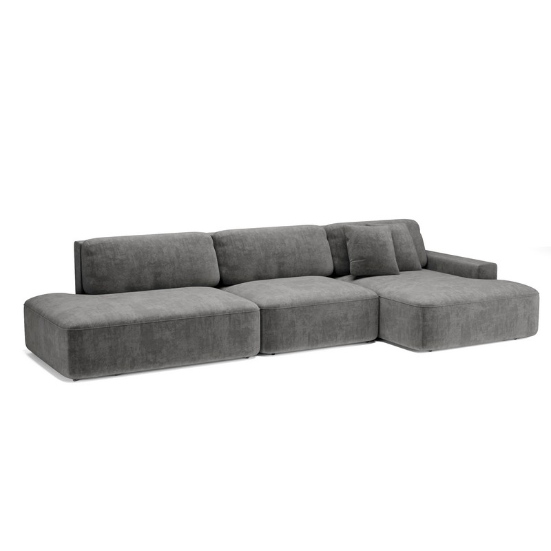 Комо трехмодульный угловой удлиненный  sharli 13 Silver