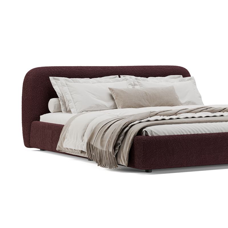Кровать Лагом букле buckle plum 1.6x2.0