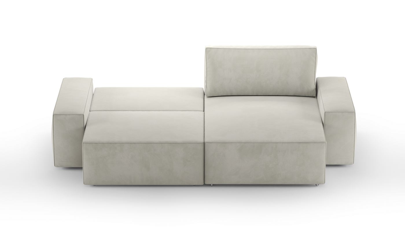 Диван модульный двухместный с оттоманкой Brandy 02