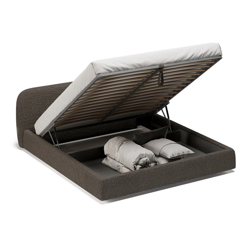 Кровать Лагом букле buckle brown 1.6x2.0