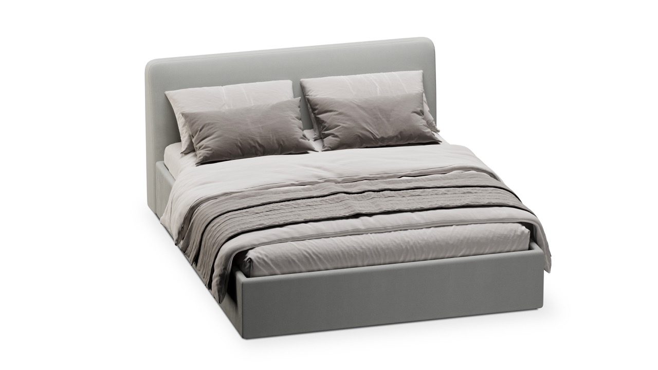 Кровать Симпл 160х200 велюр velutto soft 992